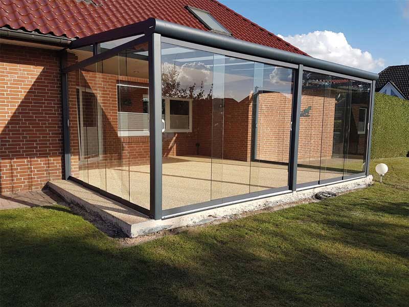 Sommergarten 13 Moderne Aluminium-Terrassenüberdachung